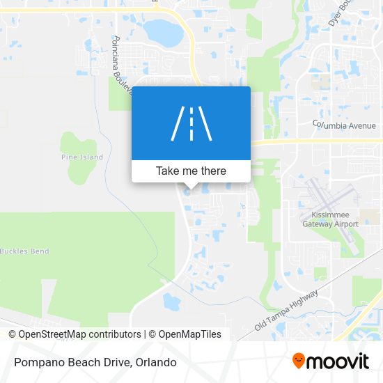 Pompano Beach Drive map