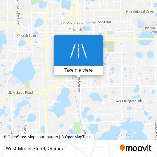 Mapa de West Muriel Street