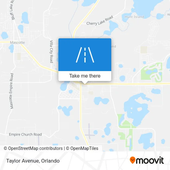 Taylor Avenue map