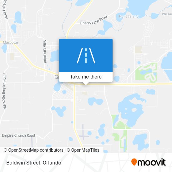Mapa de Baldwin Street