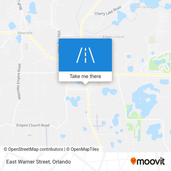 Mapa de East Warner Street
