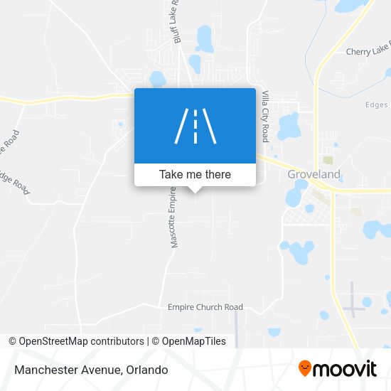 Manchester Avenue map