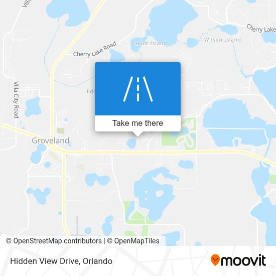 Hidden View Drive map