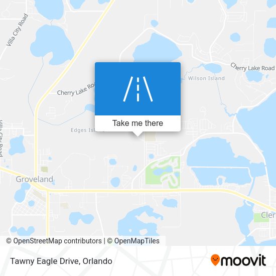 Tawny Eagle Drive map