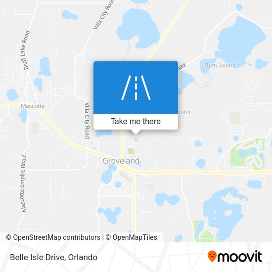 Mapa de Belle Isle Drive