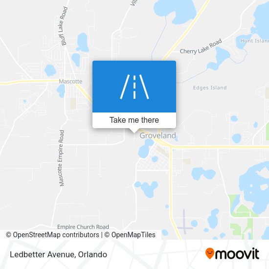 Mapa de Ledbetter Avenue