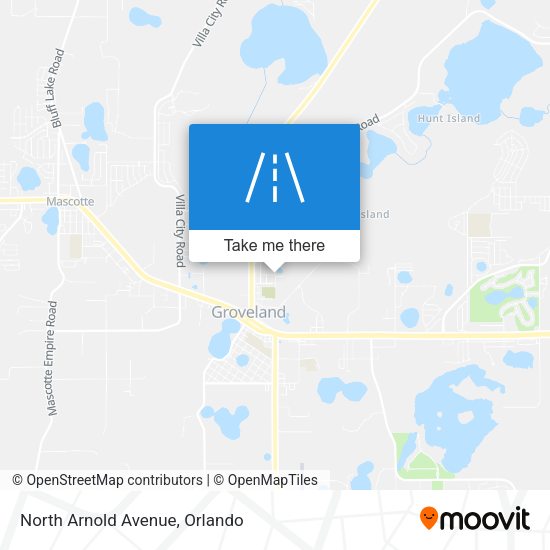 North Arnold Avenue map