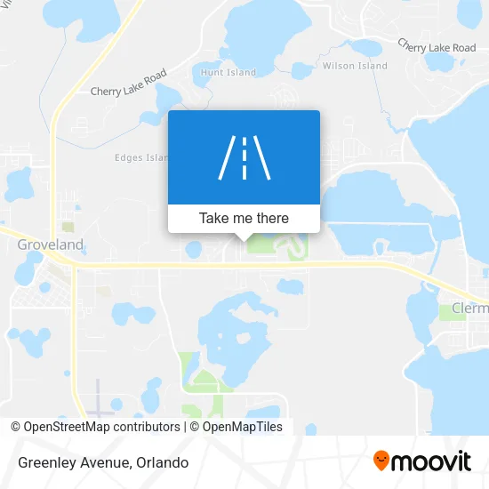 Greenley Avenue map