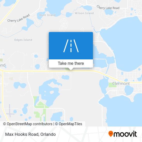 Mapa de Max Hooks Road