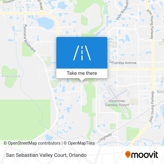 San Sebastian Valley Court map