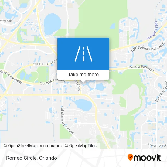 Romeo Circle map