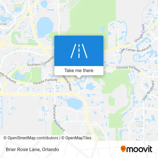 Mapa de Brier Rose Lane