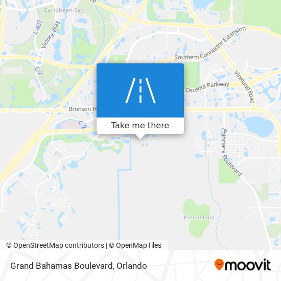 Mapa de Grand Bahamas Boulevard