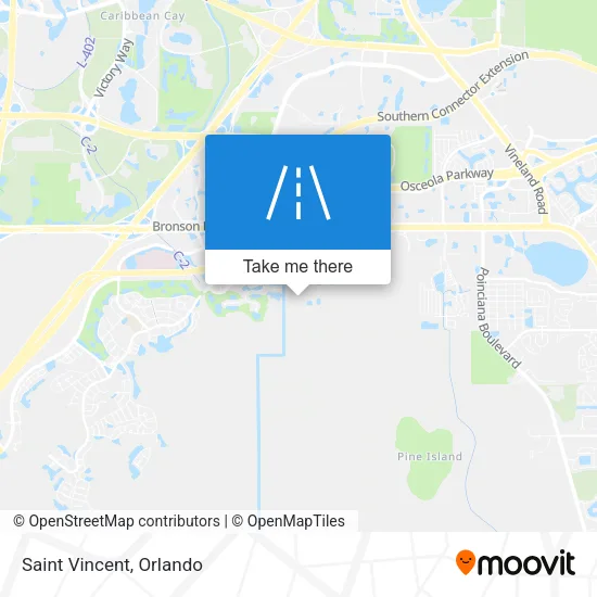 Saint Vincent map