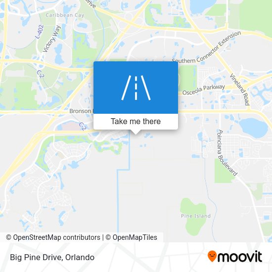 Mapa de Big Pine Drive
