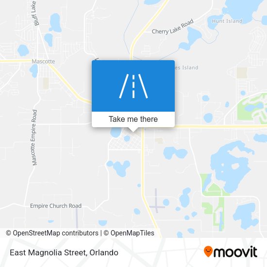 East Magnolia Street map