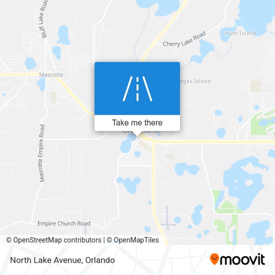 North Lake Avenue map