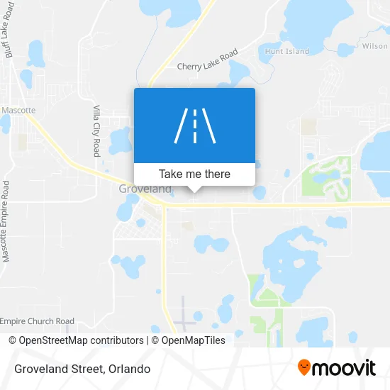 Groveland Street map