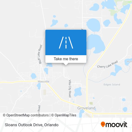 Mapa de Sloans Outlook Drive