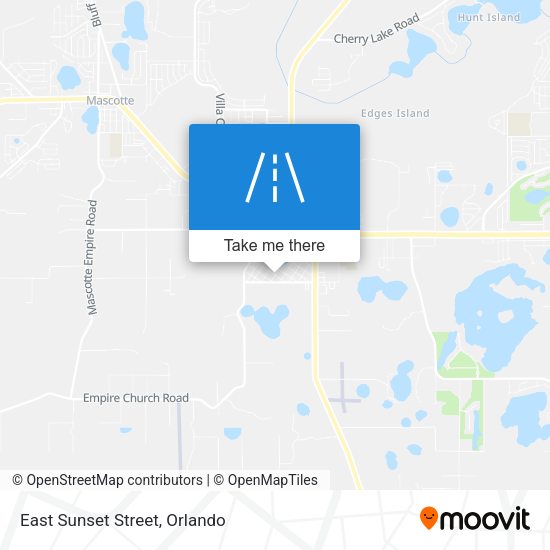 East Sunset Street map