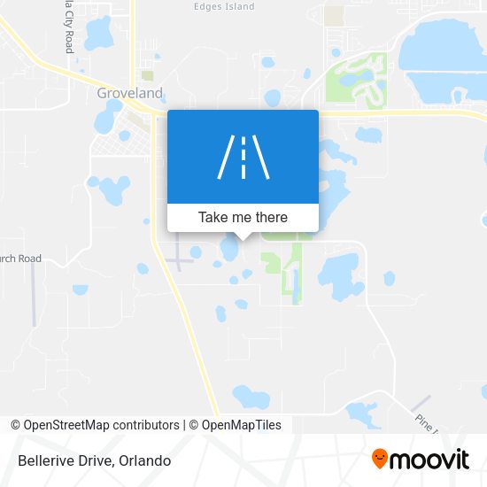 Mapa de Bellerive Drive