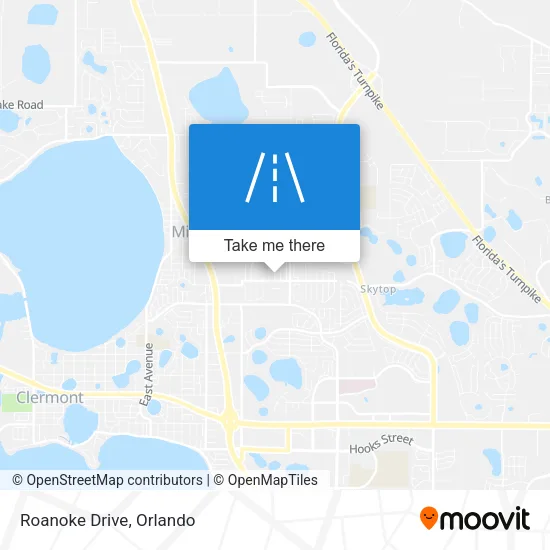 Roanoke Drive map