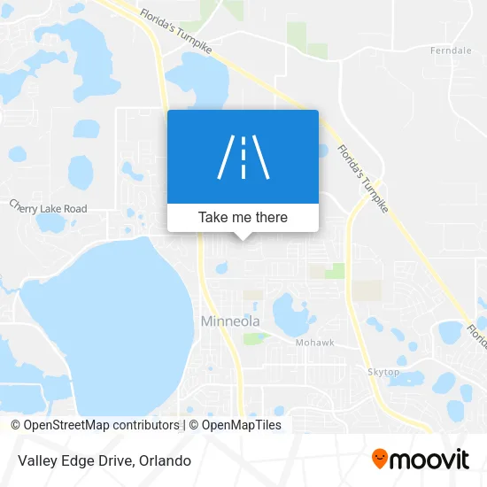 Valley Edge Drive map