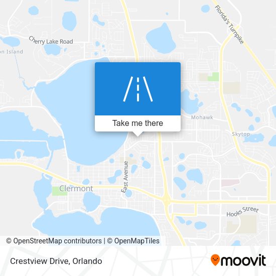 Crestview Drive map