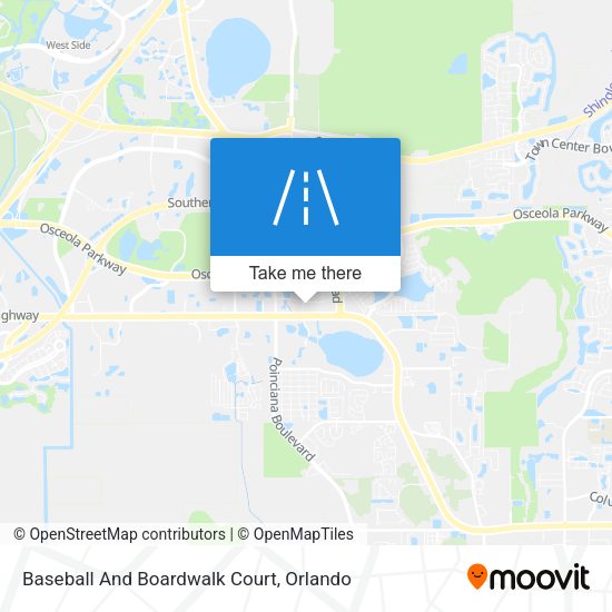Mapa de Baseball And Boardwalk Court