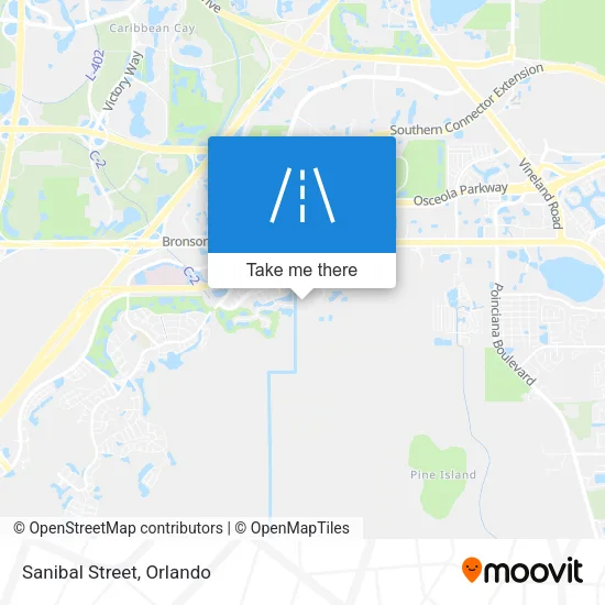 Sanibal Street map