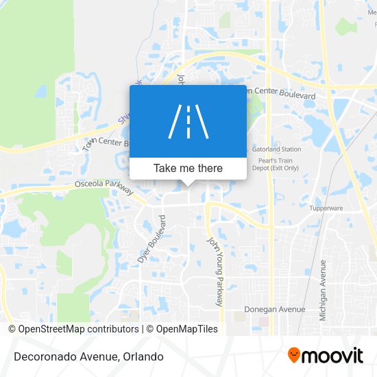 Mapa de Decoronado Avenue