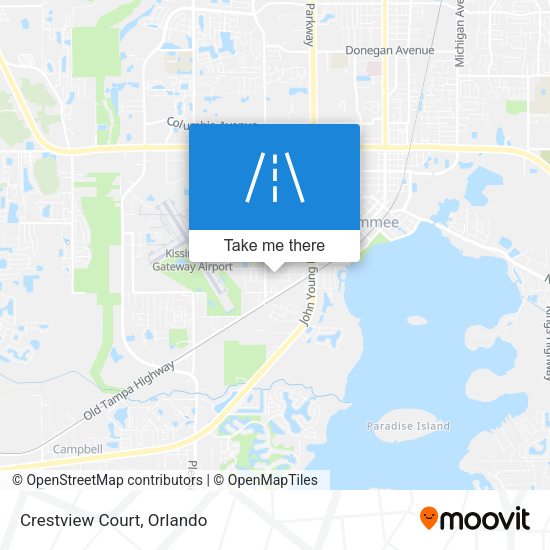 Mapa de Crestview Court