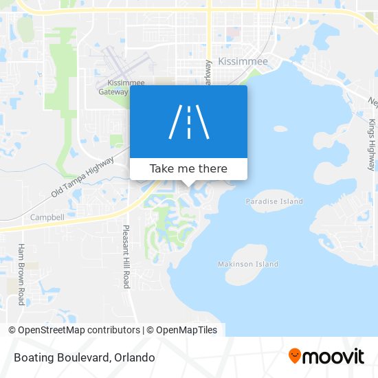 Mapa de Boating Boulevard