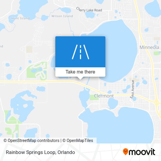 Mapa de Rainbow Springs Loop