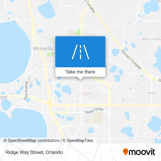Ridge Way Street map