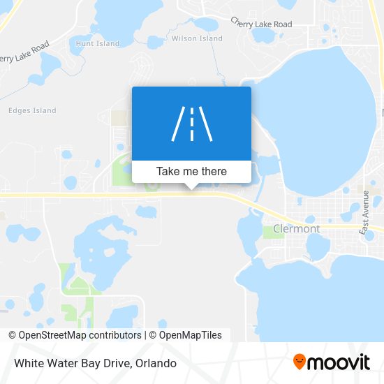 White Water Bay Drive map