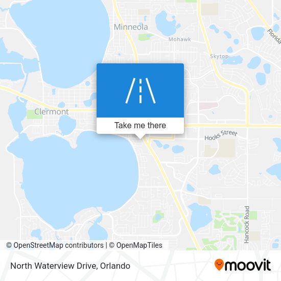 Mapa de North Waterview Drive