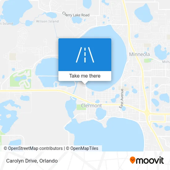 Carolyn Drive map