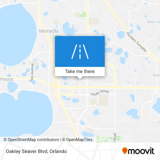 Mapa de Oakley Seaver Blvd