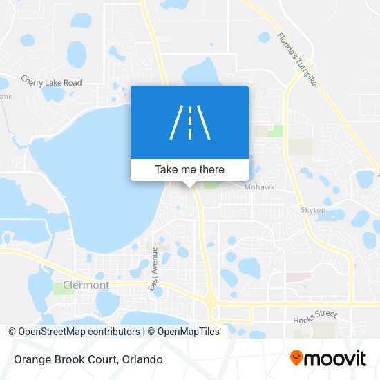 Mapa de Orange Brook Court