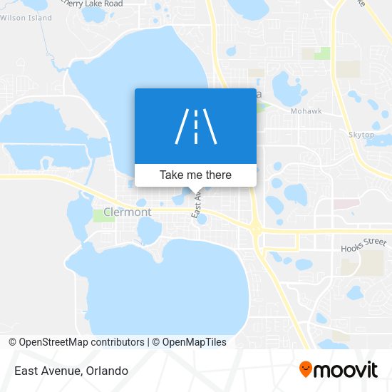 East Avenue map