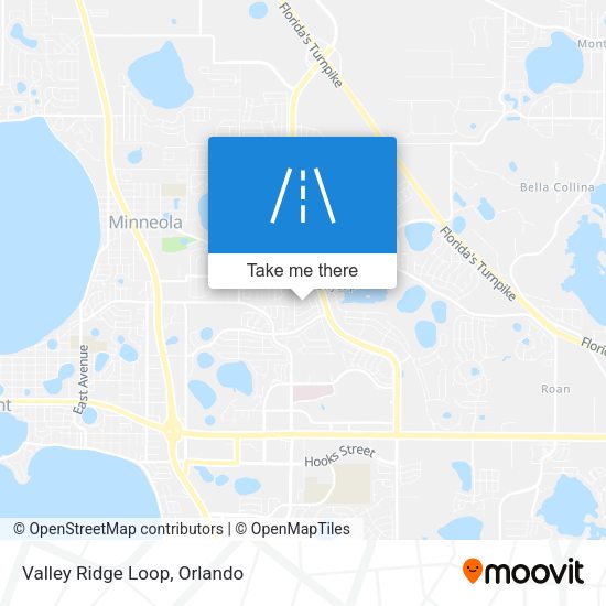 Mapa de Valley Ridge Loop