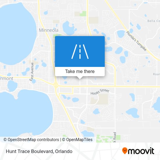 Hunt Trace Boulevard map