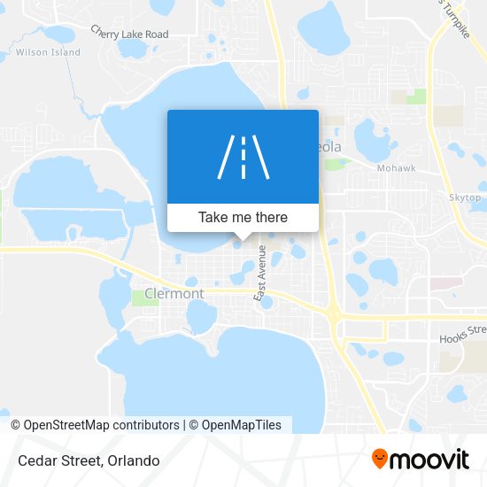 Mapa de Cedar Street