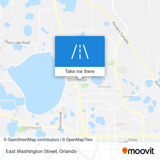 East Washington Street map