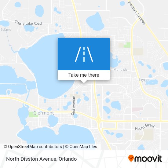 North Disston Avenue map