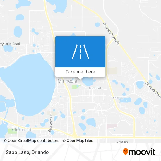 Sapp Lane map