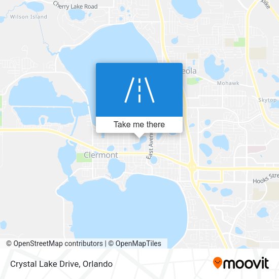 Crystal Lake Drive map