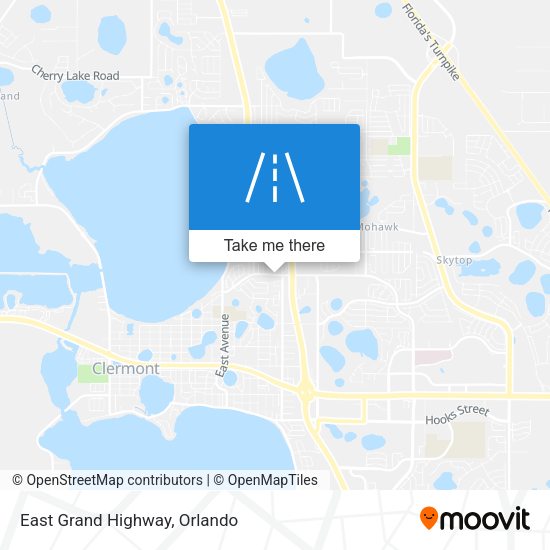 East Grand Highway map