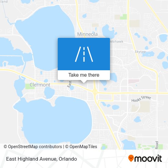 Mapa de East Highland Avenue